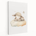 Sleeping Lamb Nursery Wall Art – Baby Room Decor & Kids Prints