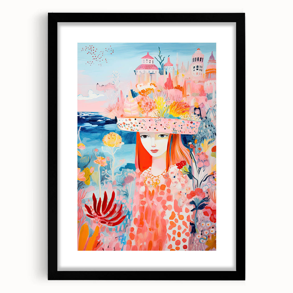 Acrylic Glass Art for Kids – Fantasy Castle Children's Wall Art