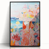 Acrylic Glass Art for Kids – Fantasy Castle Children's Wall Art