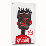 Bold Pop Art Wall Art - Red, Brown, and Black Canvas Print