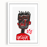 Bold Pop Art Wall Art - Red, Brown, and Black Canvas Print