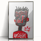 Bold Pop Art Wall Art - Red, Brown, and Black Canvas Print