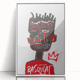 Bold Pop Art Wall Art - Red, Brown, and Black Canvas Print