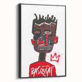 Bold Pop Art Wall Art - Red, Brown, and Black Canvas Print