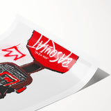 Bold Pop Art Wall Art - Red, Brown, and Black Canvas Print