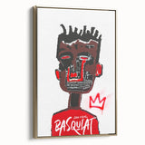 Bold Pop Art Wall Art - Red, Brown, and Black Canvas Print