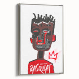 Bold Pop Art Wall Art - Red, Brown, and Black Canvas Print