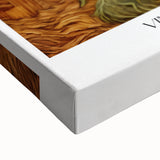 Impressionist landscape painting in black and white on large canvas, ideal for bedroom wall art.