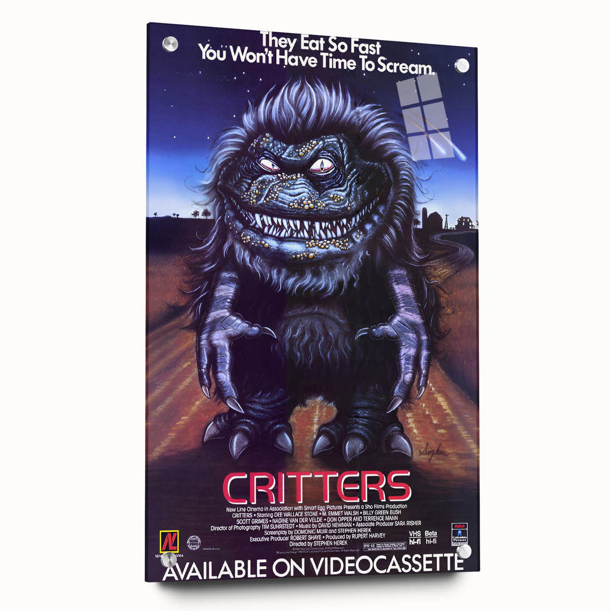 Retro Wall Art - Critters Vintage Horror Movie Poster