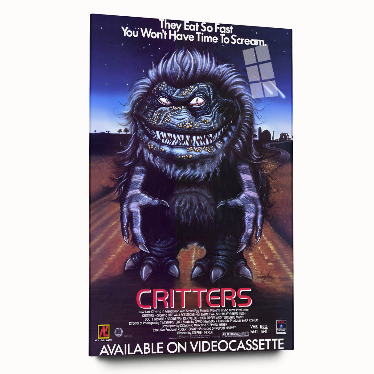 Retro Wall Art - Critters Vintage Horror Movie Poster