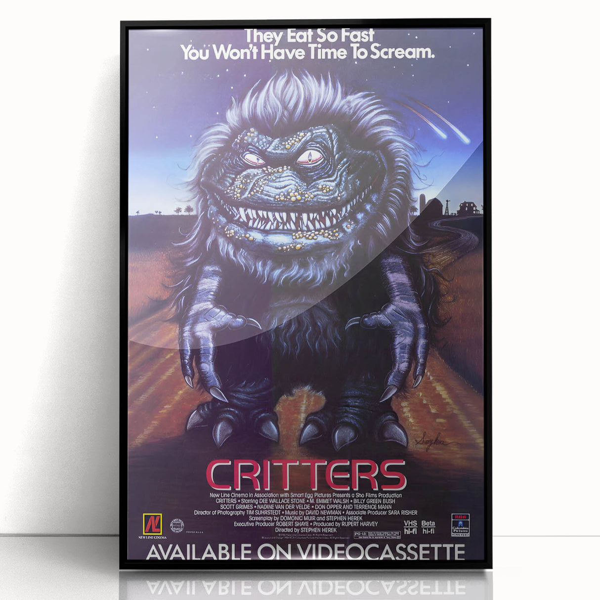 Retro Wall Art - Critters Vintage Horror Movie Poster