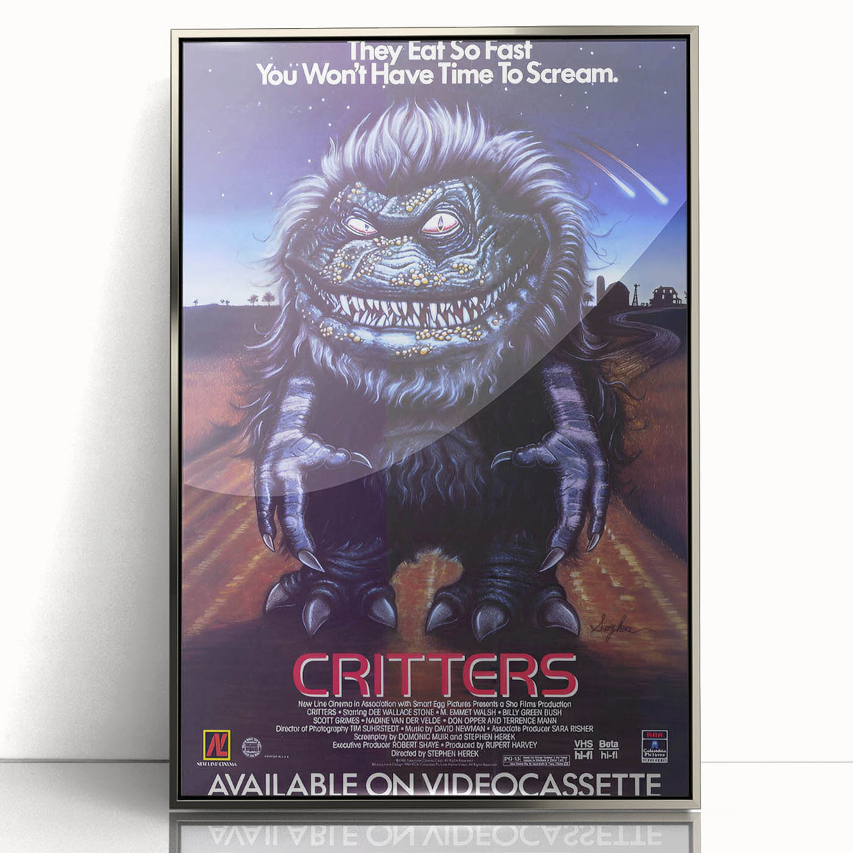 Retro Wall Art - Critters Vintage Horror Movie Poster
