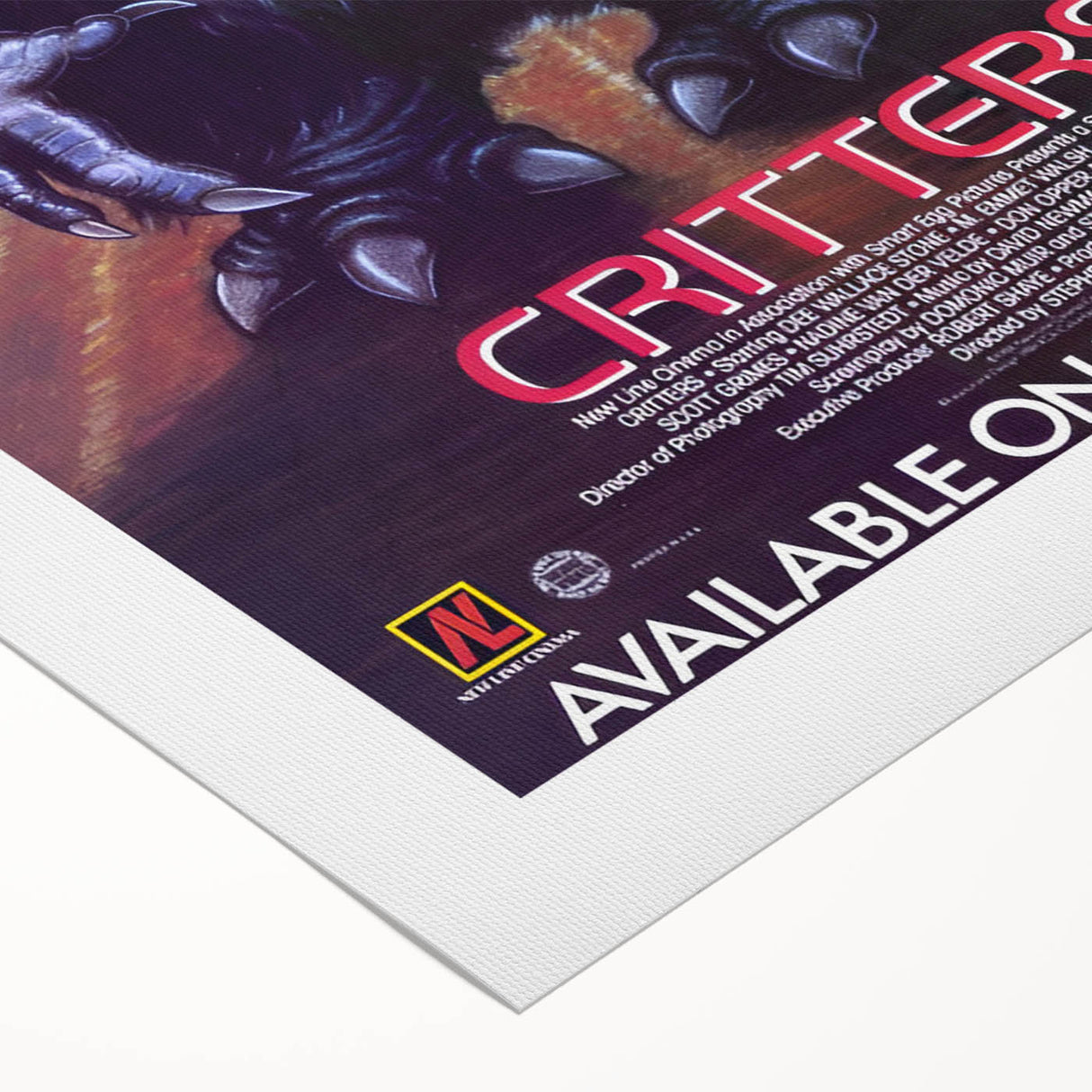 Retro Wall Art - Critters Vintage Horror Movie Poster