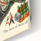 Retro Canada Dry Ad Poster | Vintage Soda Wall Art