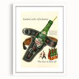 Retro Canada Dry Ad Poster | Vintage Soda Wall Art