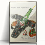 Retro Canada Dry Ad Poster | Vintage Soda Wall Art