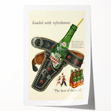Retro Canada Dry Ad Poster | Vintage Soda Wall Art