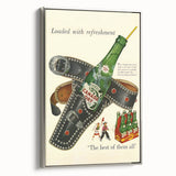 Retro Canada Dry Ad Poster | Vintage Soda Wall Art