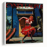 Retro Wall Art – Cyndi Lauper She’s So Unusual Canvas Print