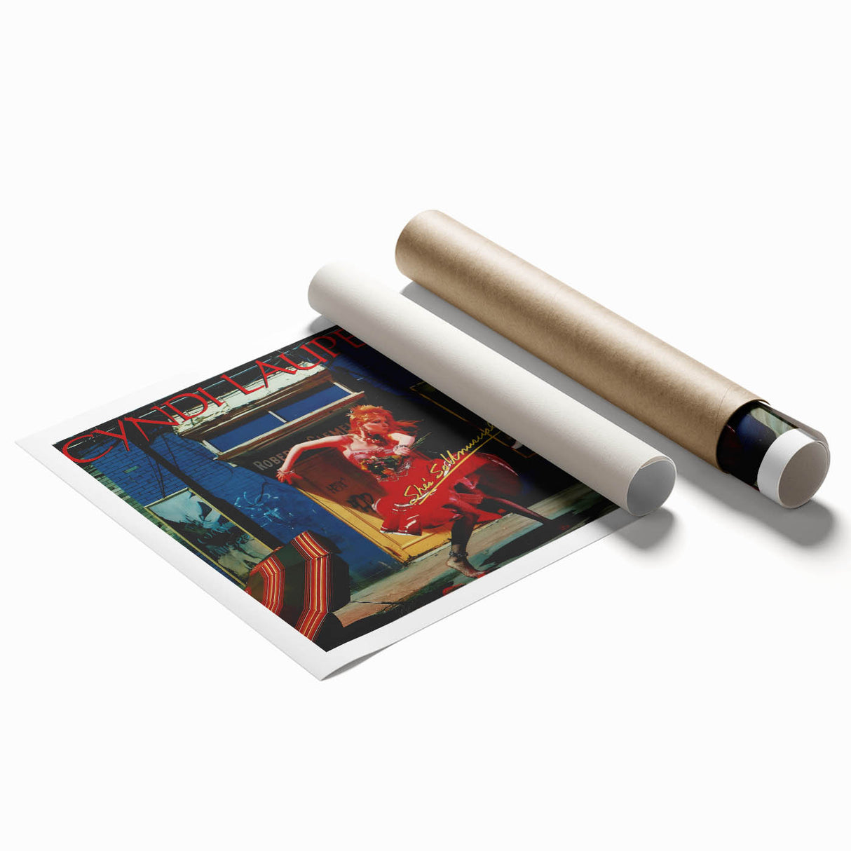 Retro Wall Art – Cyndi Lauper She’s So Unusual Canvas Print