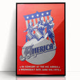 America Band 1975 Concert Poster – Retro Rock Wall Art