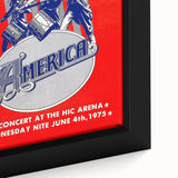 America Band 1975 Concert Poster – Retro Rock Wall Art