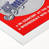 America Band 1975 Concert Poster – Retro Rock Wall Art