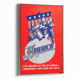 America Band 1975 Concert Poster – Retro Rock Wall Art