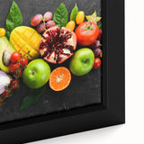 Tropical Fruit Medley - Vibrant Kitchen Wall Art for Fresh Decor