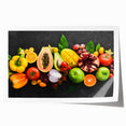 Tropical Fruit Medley - Vibrant Kitchen Wall Art for Fresh Decor