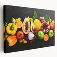 Tropical Fruit Medley - Vibrant Kitchen Wall Art for Fresh Decor