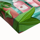 Tropical Flamingo Bathroom Wall Art - Vibrant Coastal Decor