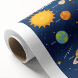 Solar System Learning Wall Art - Kids Educational Space Poster