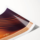 Extra large wall art of line art flowers in black and white on a rolled canvas, suitable for large living room spaces.