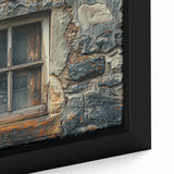 Extra large framed canvas featuring a textured, colorful abstract design on a black background, ideal for living room decor.