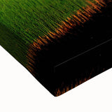 Black and white landscape art painting of a serene Laotian scenery on large stretched canvas, ideal for bedroom wall decor.