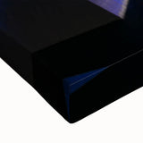 Large art of Perth scenery in black and white on stretched canvas, suitable for bedroom wall decor.