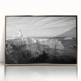 Art deco poster of a Caribbean scenery in Puerto Rico, framed in gold acrylic, suitable for modern art wall decor or nursery.