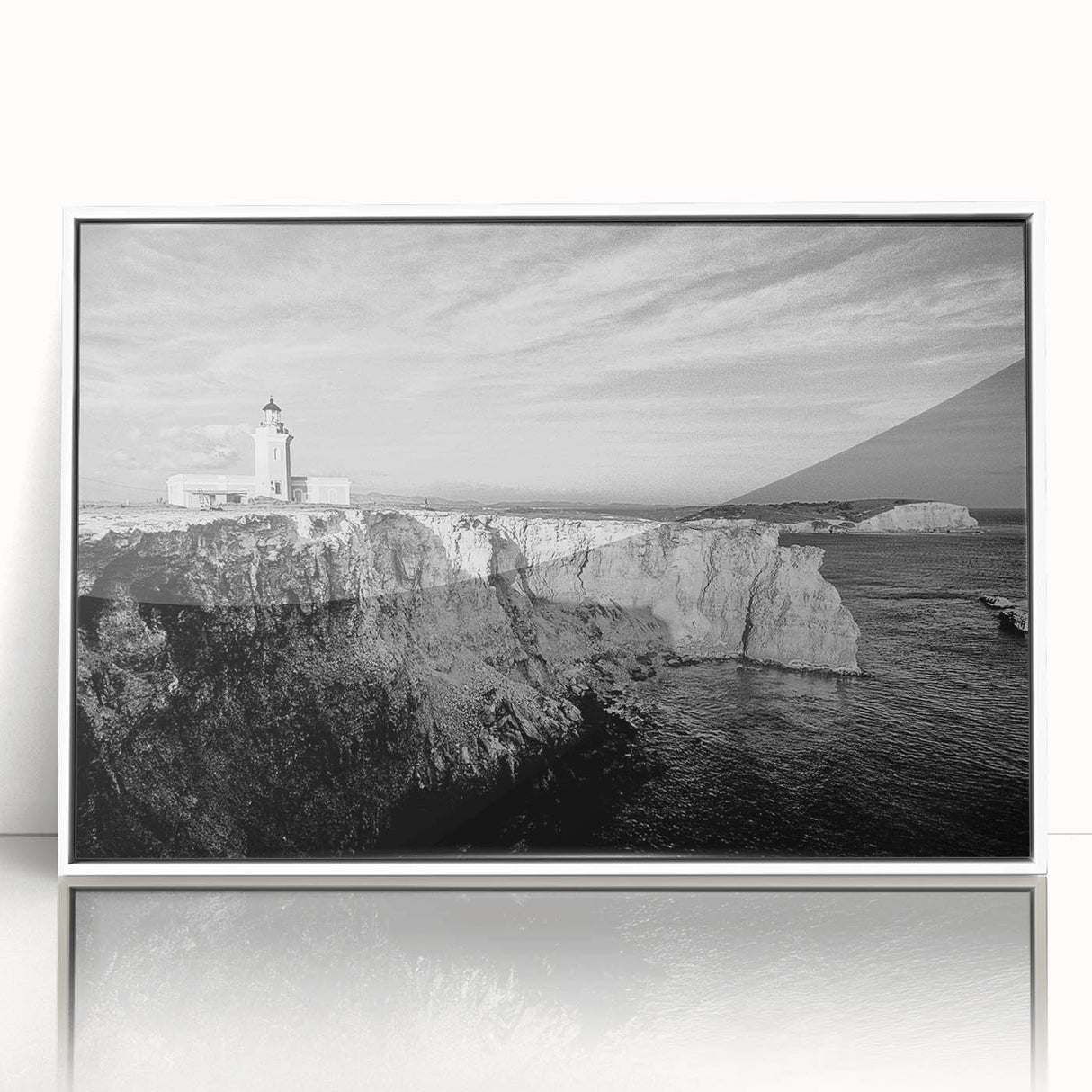 Mid-century modernist art depicting a Puerto Rican landscape in muted earth tones on a framed acrylic.