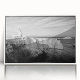 Mid-century modernist art depicting a Puerto Rican landscape in muted earth tones on a framed acrylic.