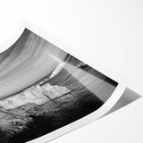 Extra large wall art featuring line art flowers in pastel shades on rolled canvas, ideal for large living room decor.