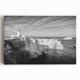Black and white stretched canvas featuring a panoramic view of a Caribbean beach, ideal for kitchen wall art.