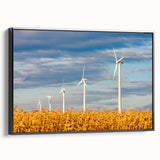 Black and white framed canvas of a Czech Republic landscape, ideal for bedroom decor.