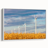 Vintage poster art of a Czech Republic scenery on framed canvas, featuring colorful art in extra large size.