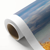 Art deco poster of a Czech Republic scene in muted colors on rolled canvas, ideal for nursery wall art or dining room decor.