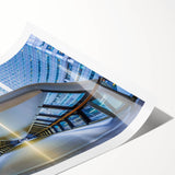 Extra large wall art of line art flowers in black and white on a rolled canvas, ideal for large living room decor.