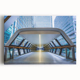 Black and white stretched canvas of London scenery, ideal for kitchen wall art or bedroom ambiance.