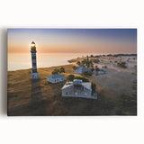 Black and white photograph of a European cityscape on stretched canvas, ideal for kitchen wall art or bedroom decor.