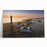 Black and white photograph of a European cityscape on stretched canvas, ideal for kitchen wall art.