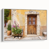 Vintage poster art of Provence, France with vibrant colors on extra large framed canvas, ideal for living room decor.